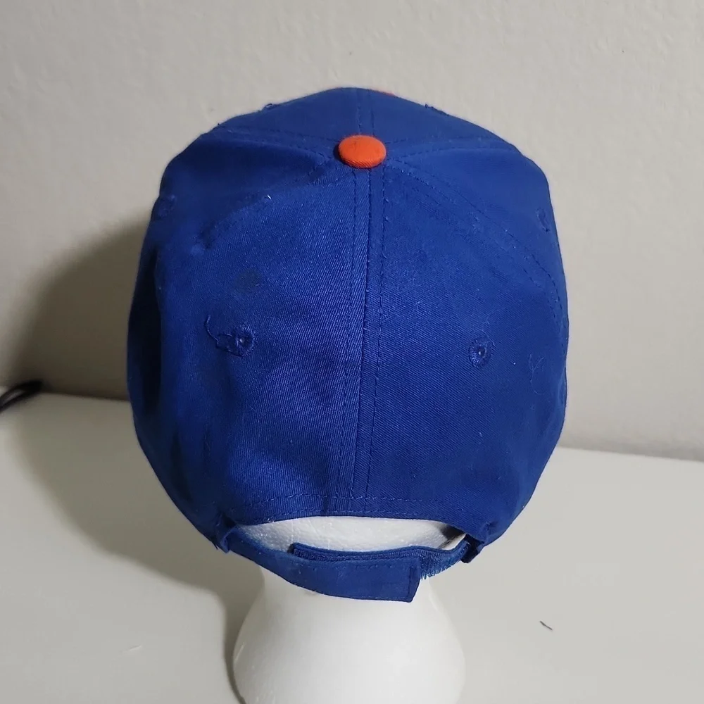 MLB OC Sports New York NY Yankees Youth Hat Blue and Orange Adjustable Cap
